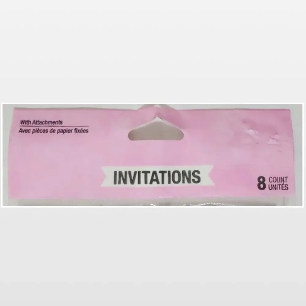 New Kid Pink Elephant Invitations Home